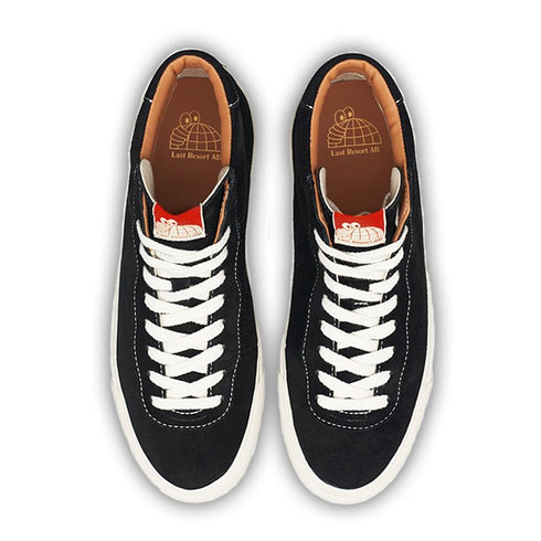 Last Resort AB Vm001 Suede Hi Chaussure - Black / White - Streetart.fr